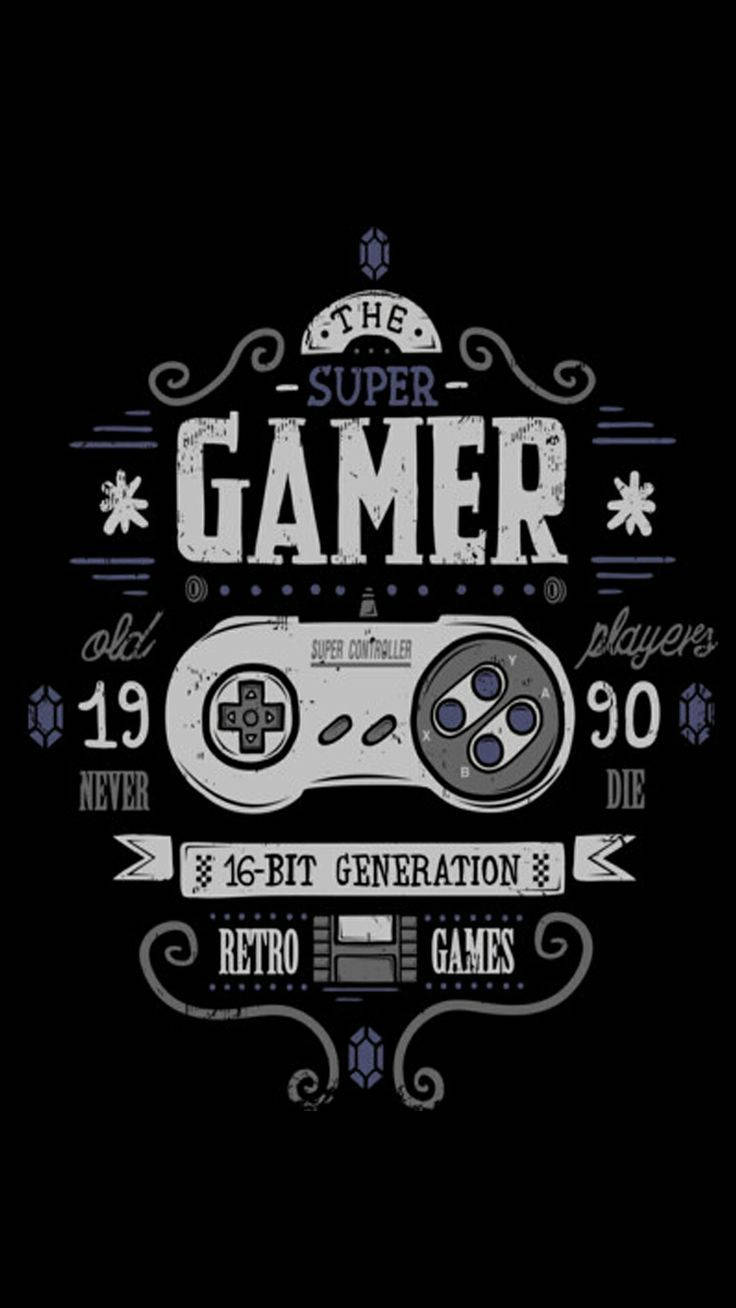Retro Gamer Magazine With Gaming Phone Background