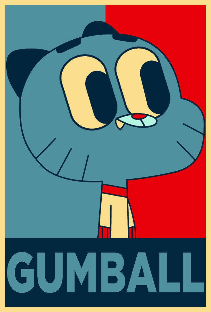 Retro Gumball Poster Background