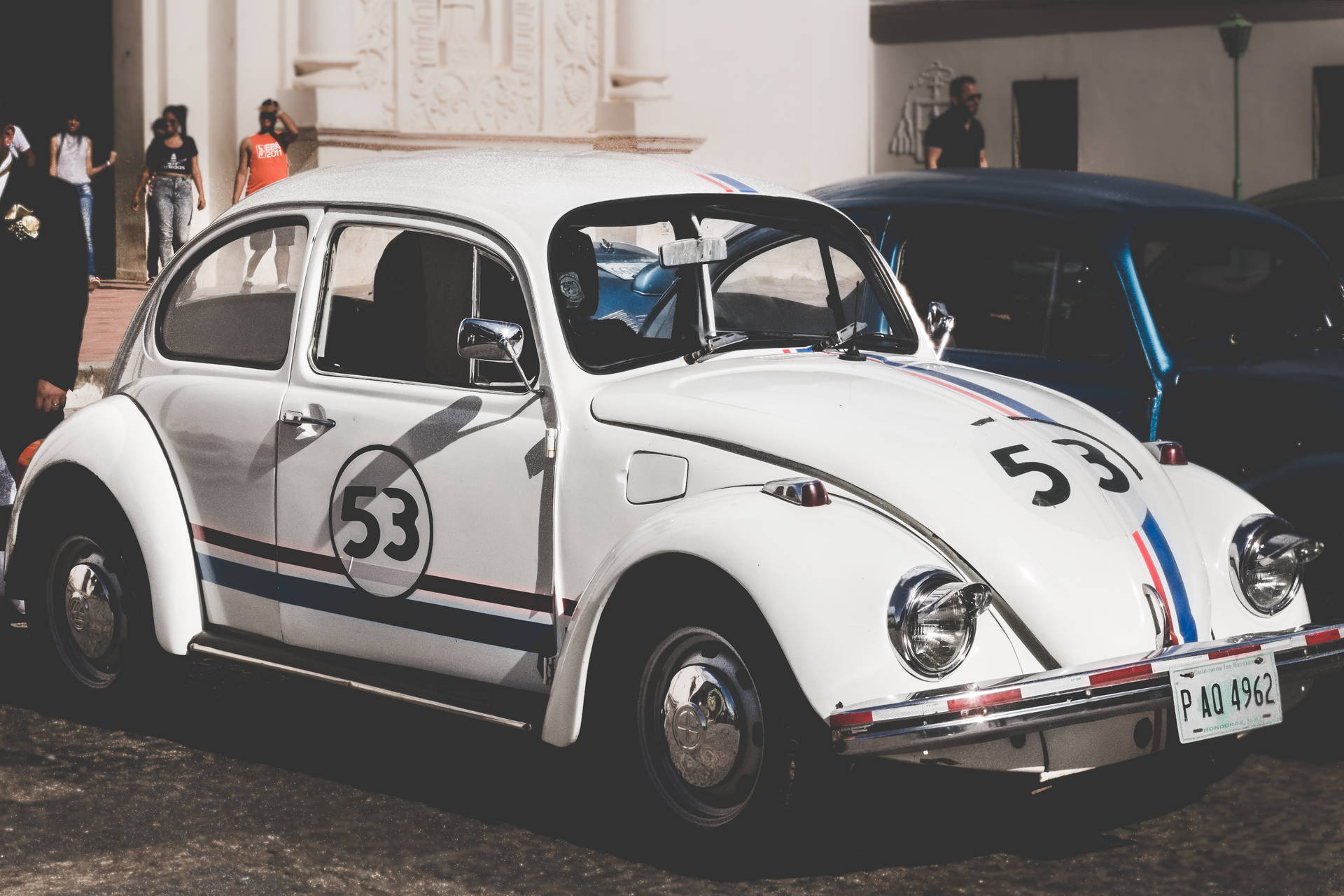 Retro Herbie: Fully Loaded Background