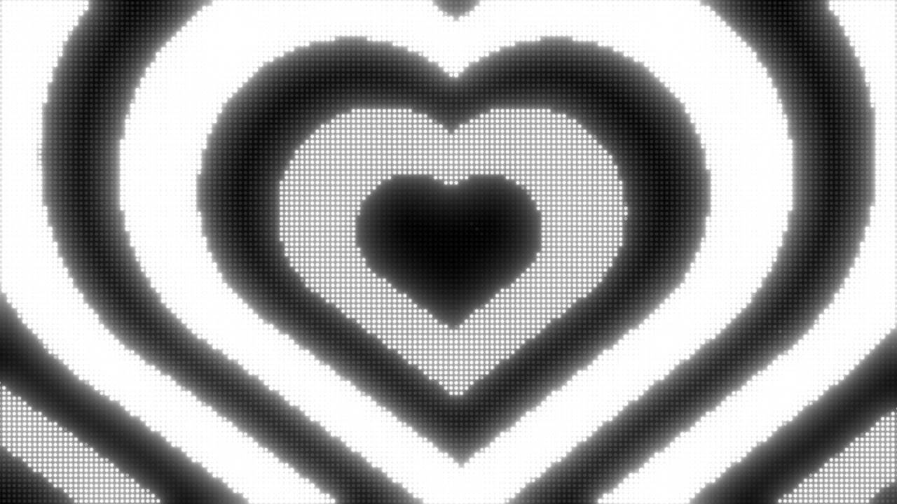 Retro Inspired Y2k Heart Design Background