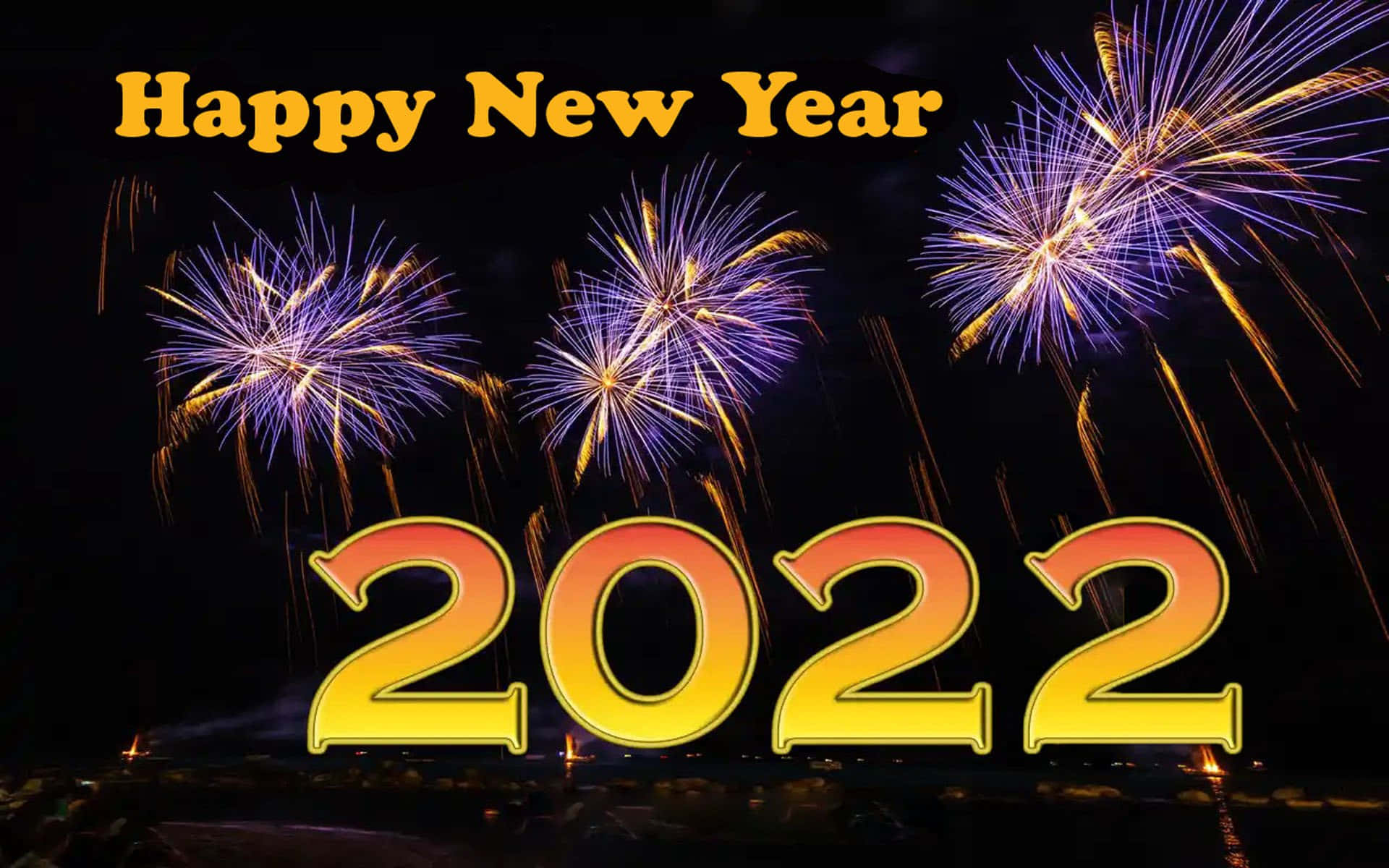 Retro New Year 2022 Background