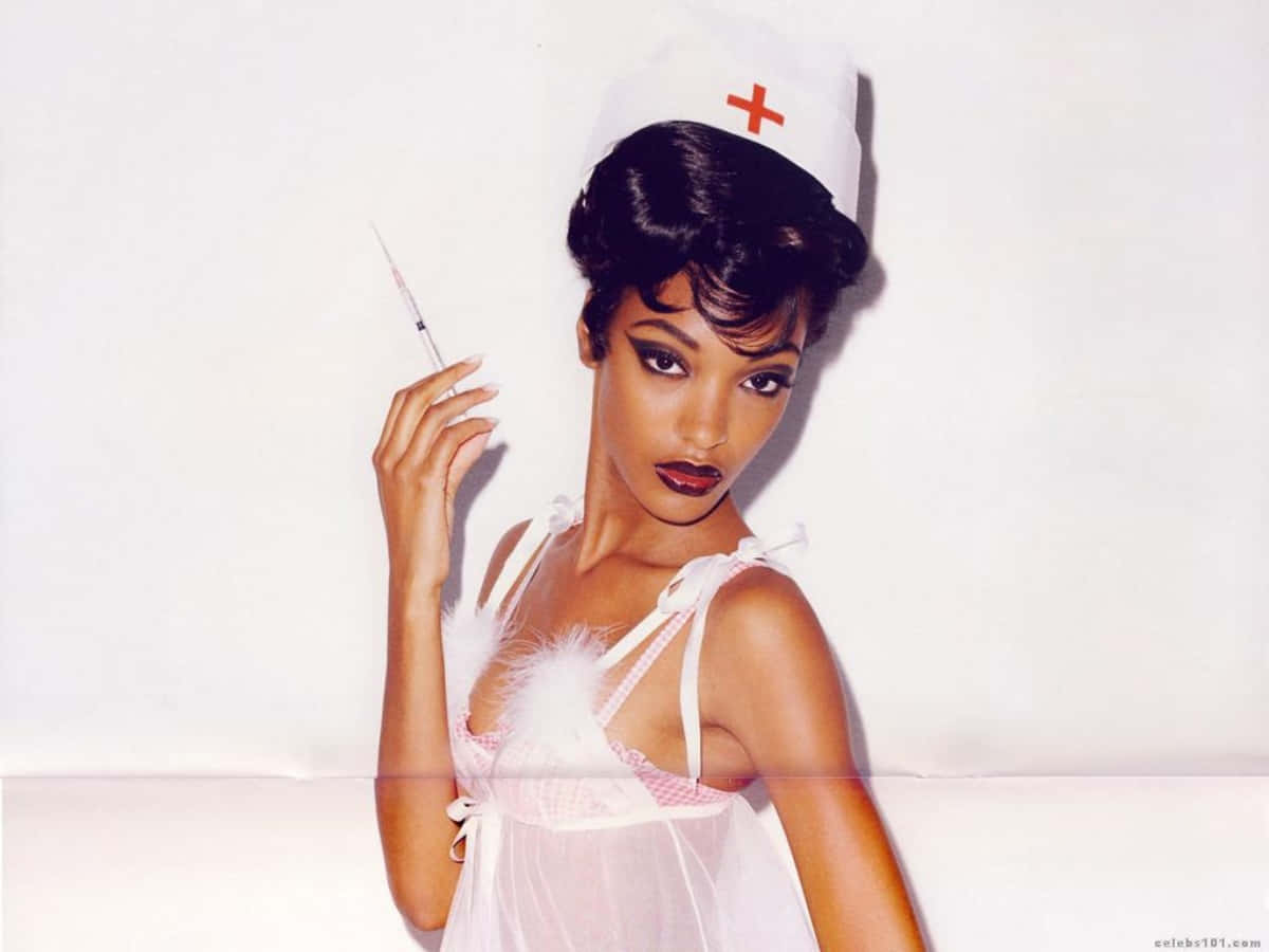 Retro Nurse Themed Fashion Shoot Background