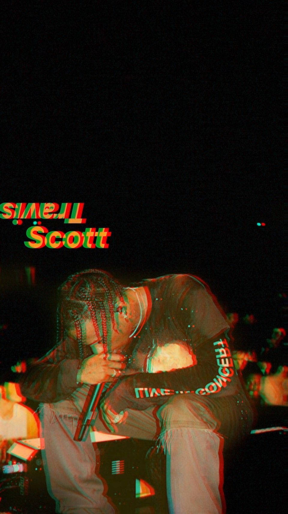 Retro Rap Aesthetic Travis Scott Background