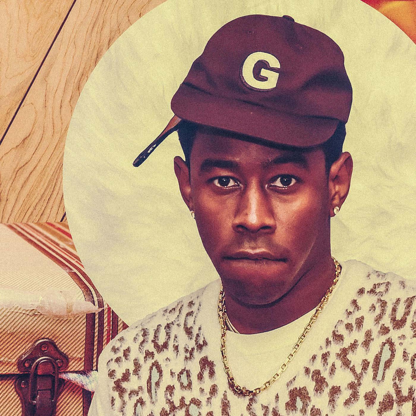 Retro Sepia Tyler The Creator Pfp Background