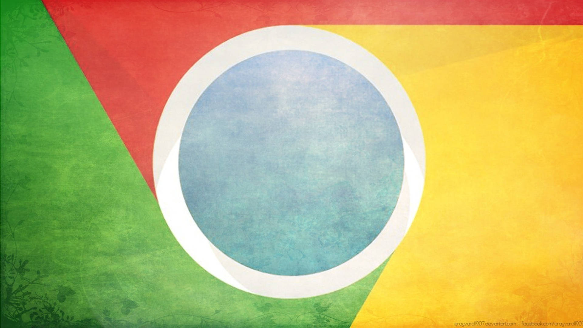 Retro-themed Google Chrome Background