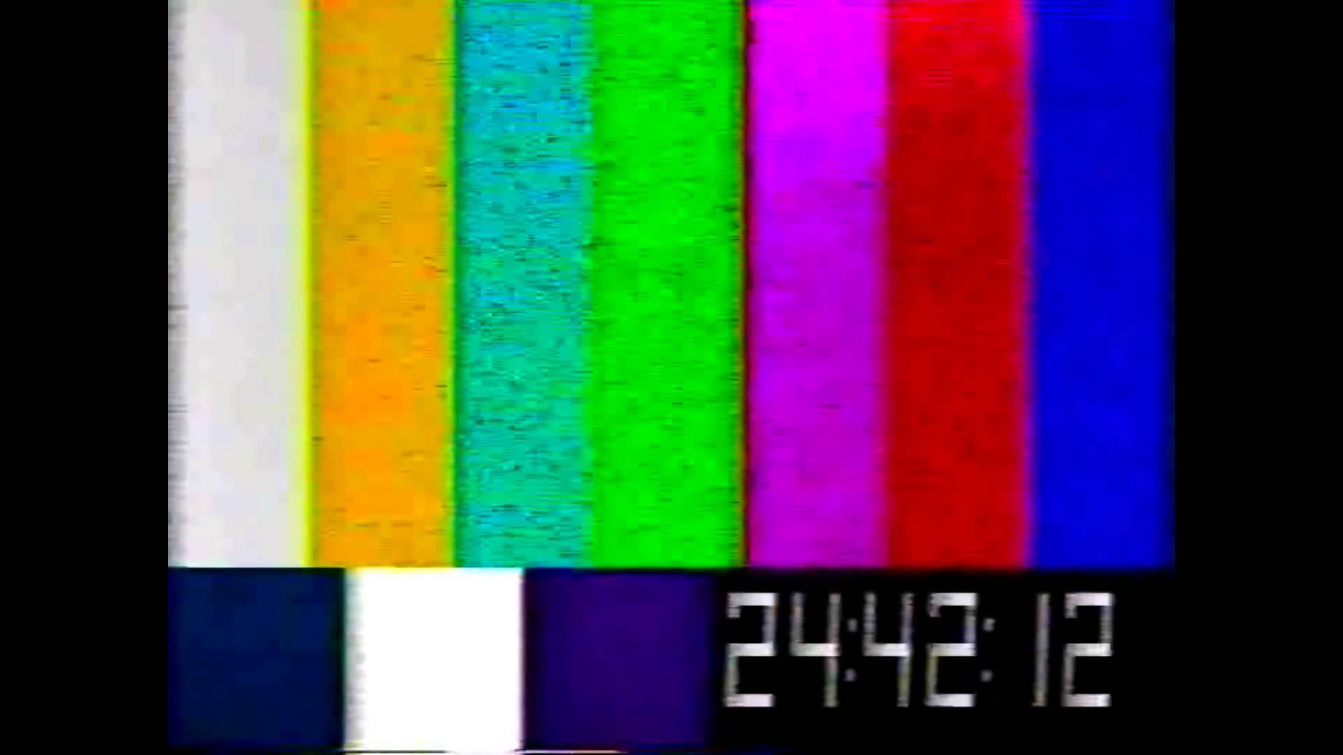 Retro Tv Broadcast Test Pattern Background