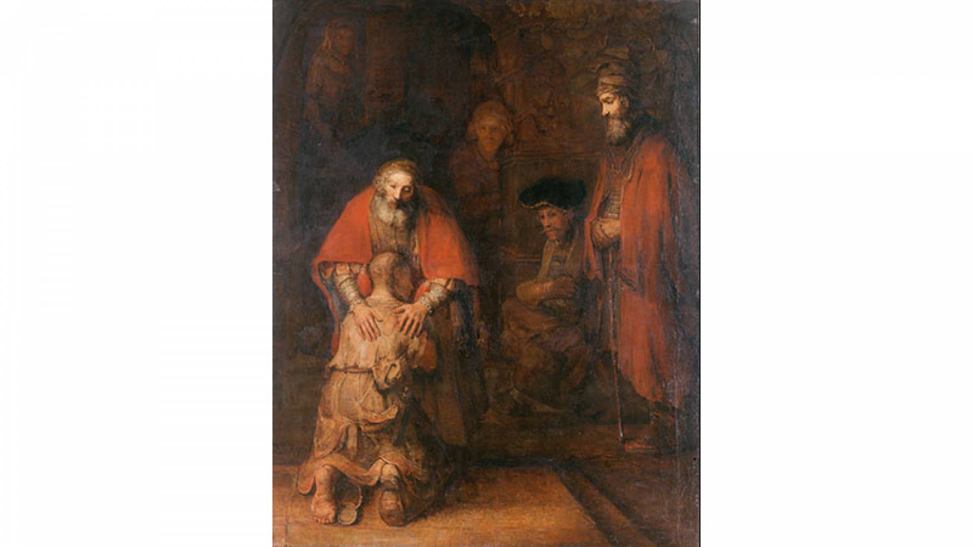 Return Of Prodigal Son Rembrandt Background
