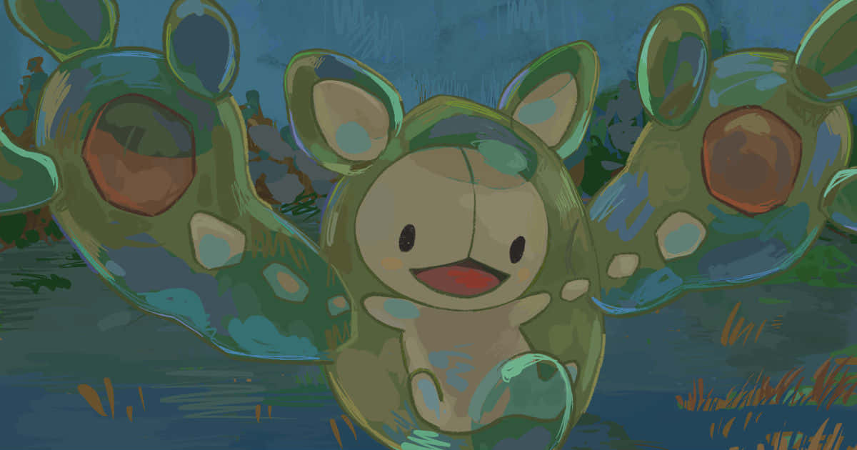 Reuniclus Artwork Painting Background