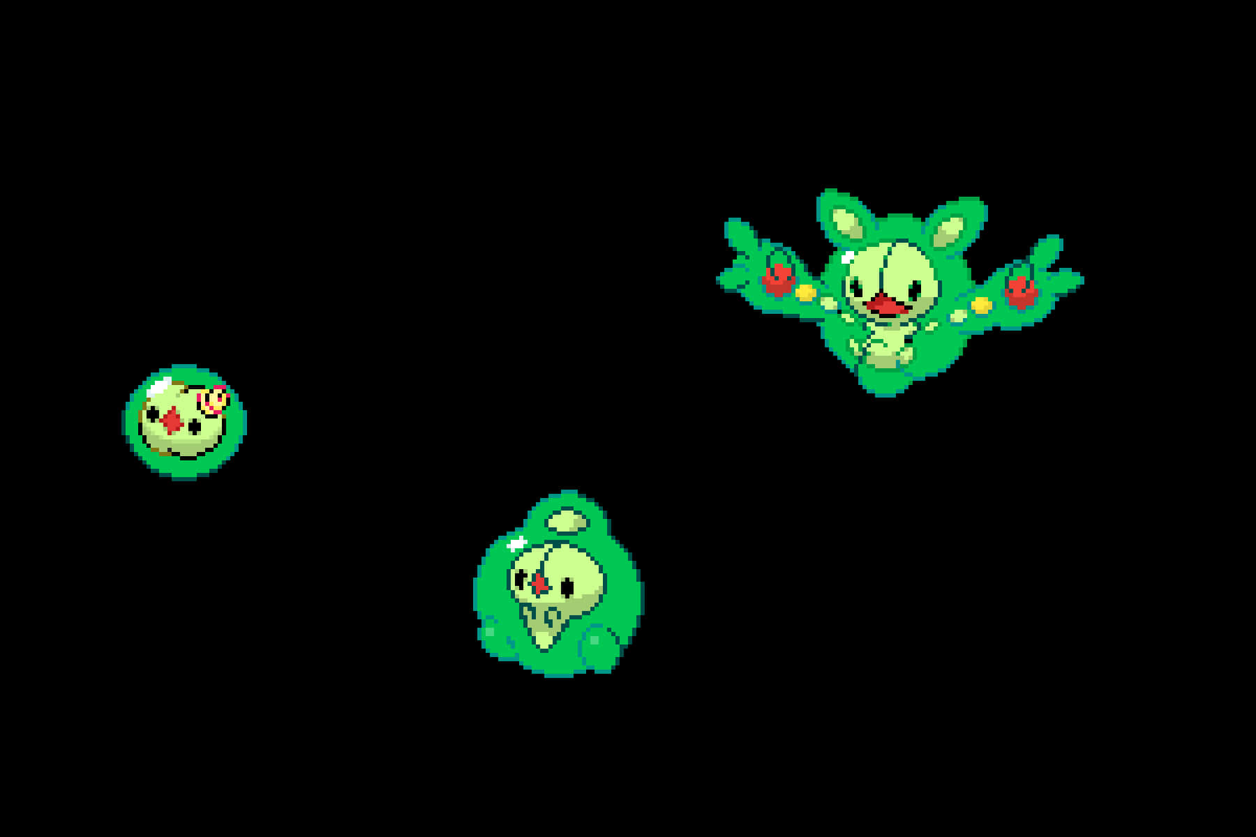 Reuniclus Duosion Solosis White Background