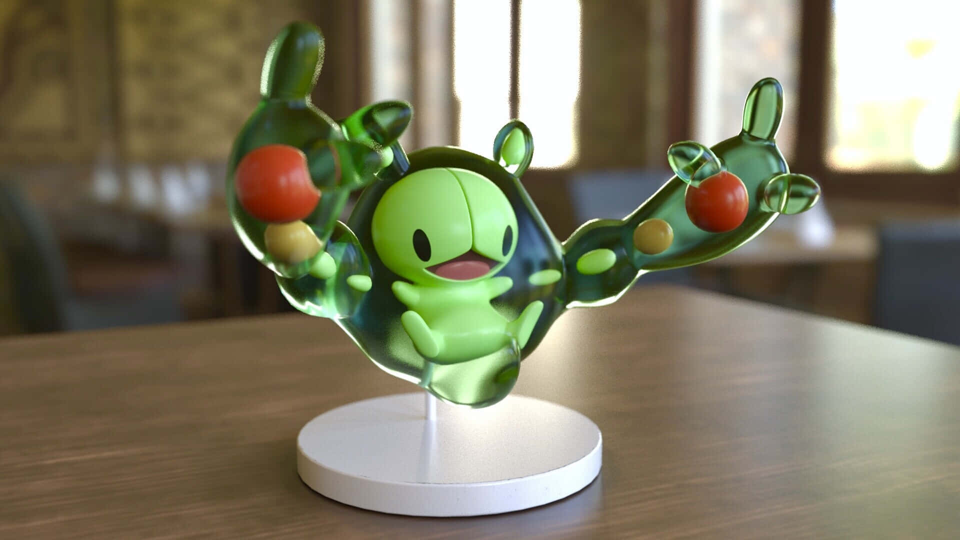 Reuniclus Figure Table Background