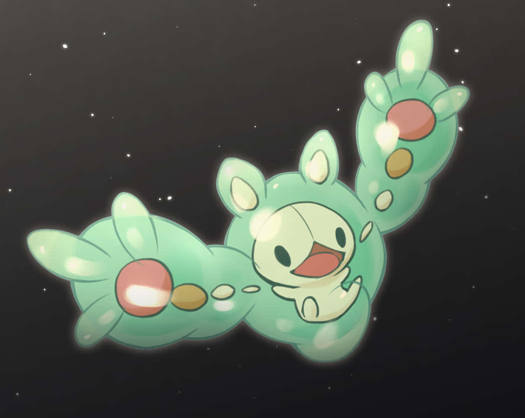 Reuniclus In Space Background