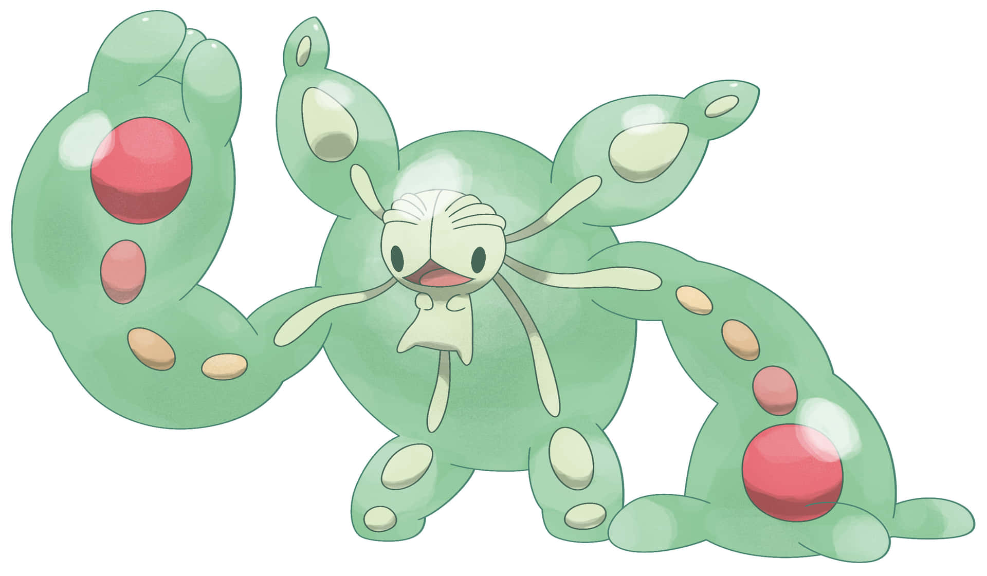 Reuniclus Many Arms Background