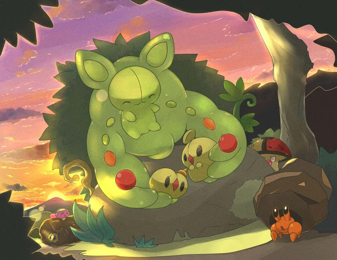 Reuniclus Protecting Solosis Background