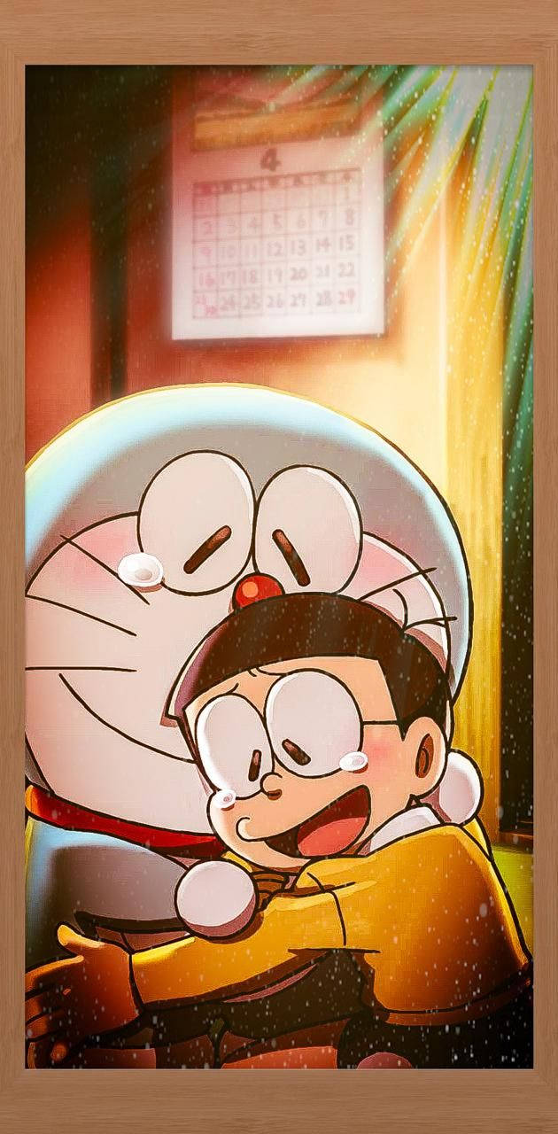 Reunited Nobita And Doraemon Background