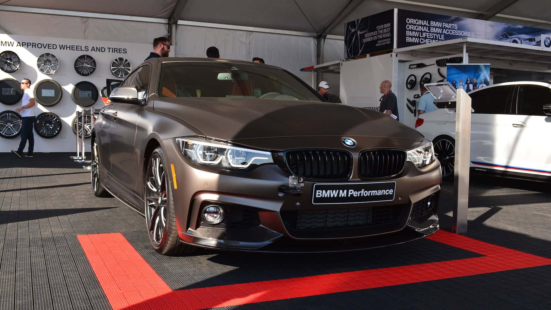 Rev Up In The Bmw 440i Background