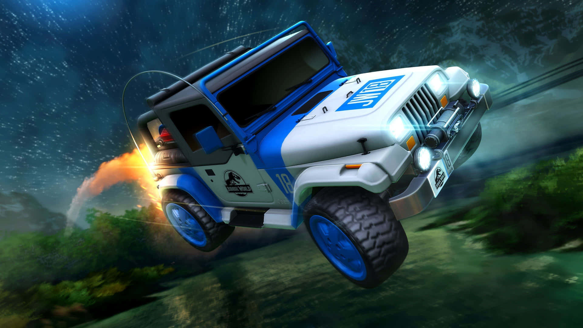 Rev Up Your Desktop With This Rocket League Desktop Wallpaper Background