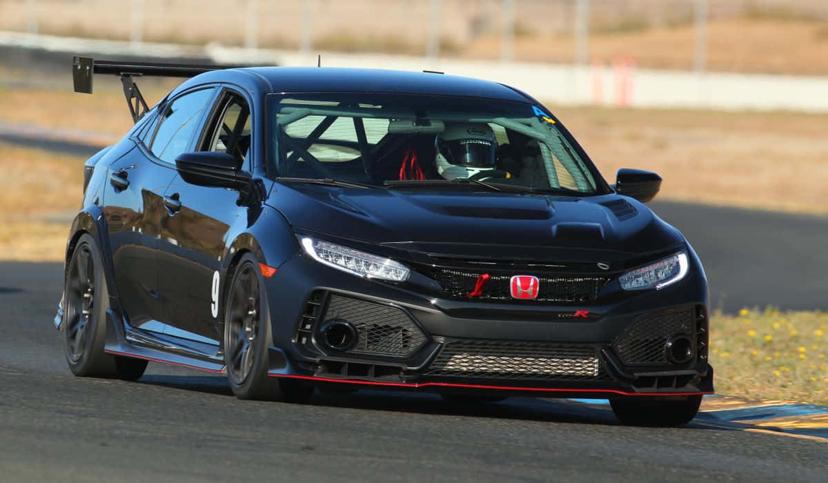 Rev Up Your Drive With The Honda Civic Type R Background