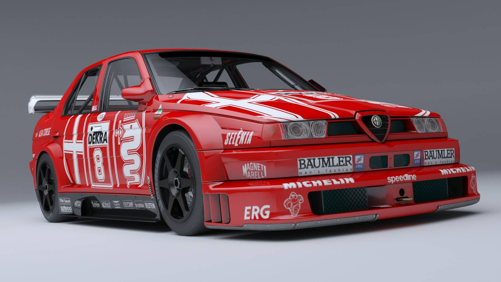 Rev Up Your Engines With An Alfa Romeo 155 V6 Ti Background