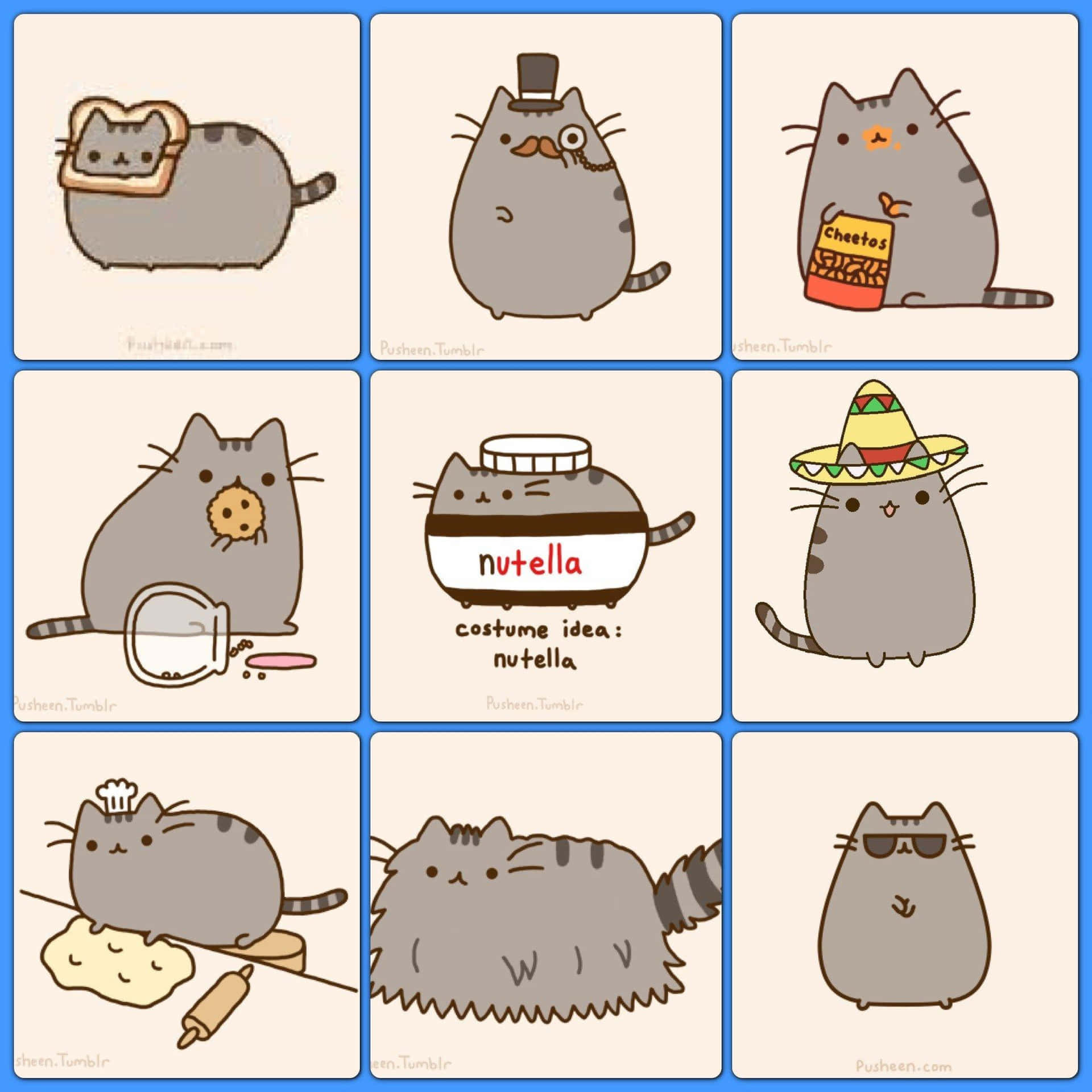 Revamp Your Desktop With This Adorable Pusheen Wallpaper Background