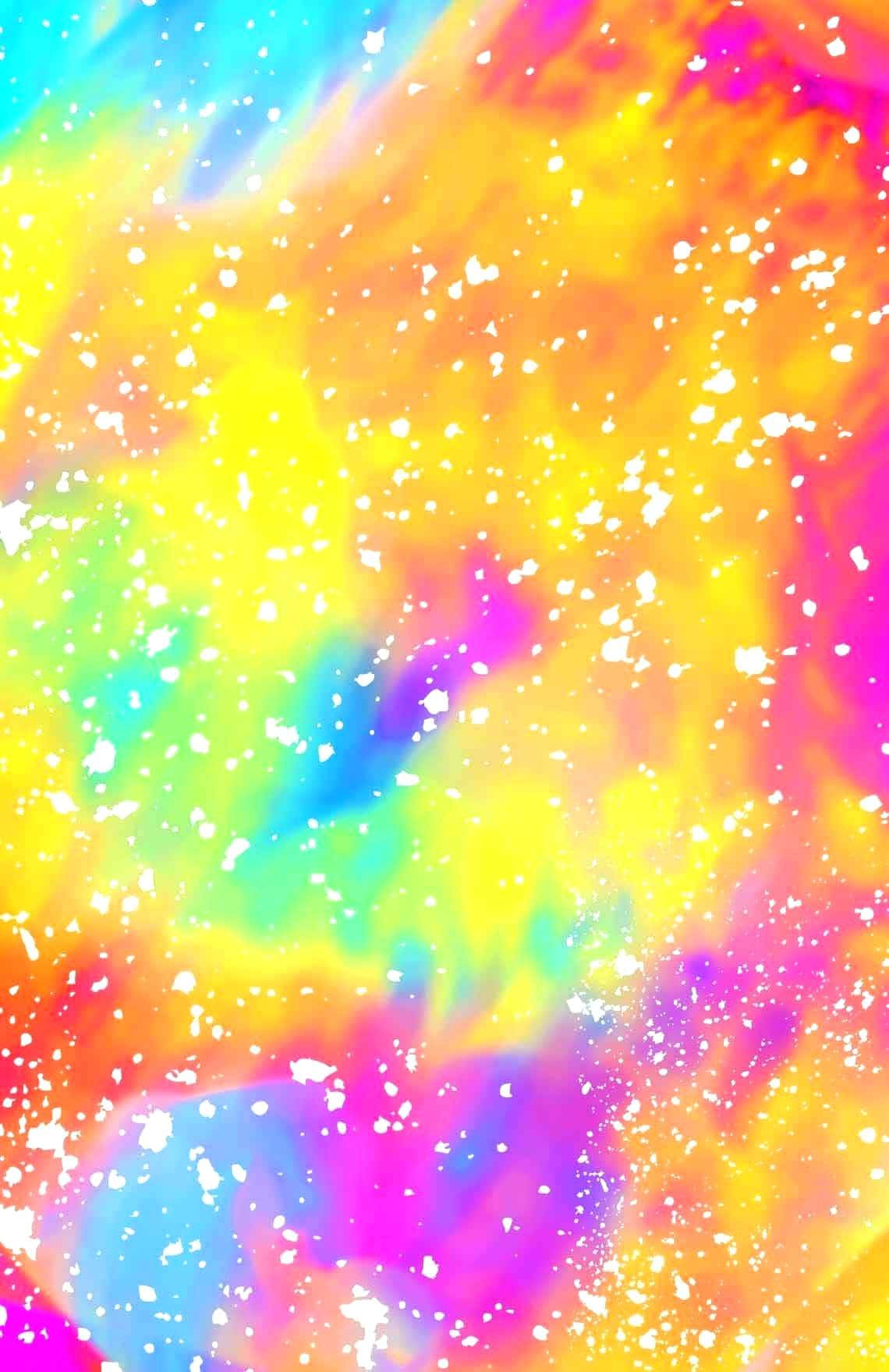 Revel In The Psychedelic Beauty Of Pastel Tie Dye Background