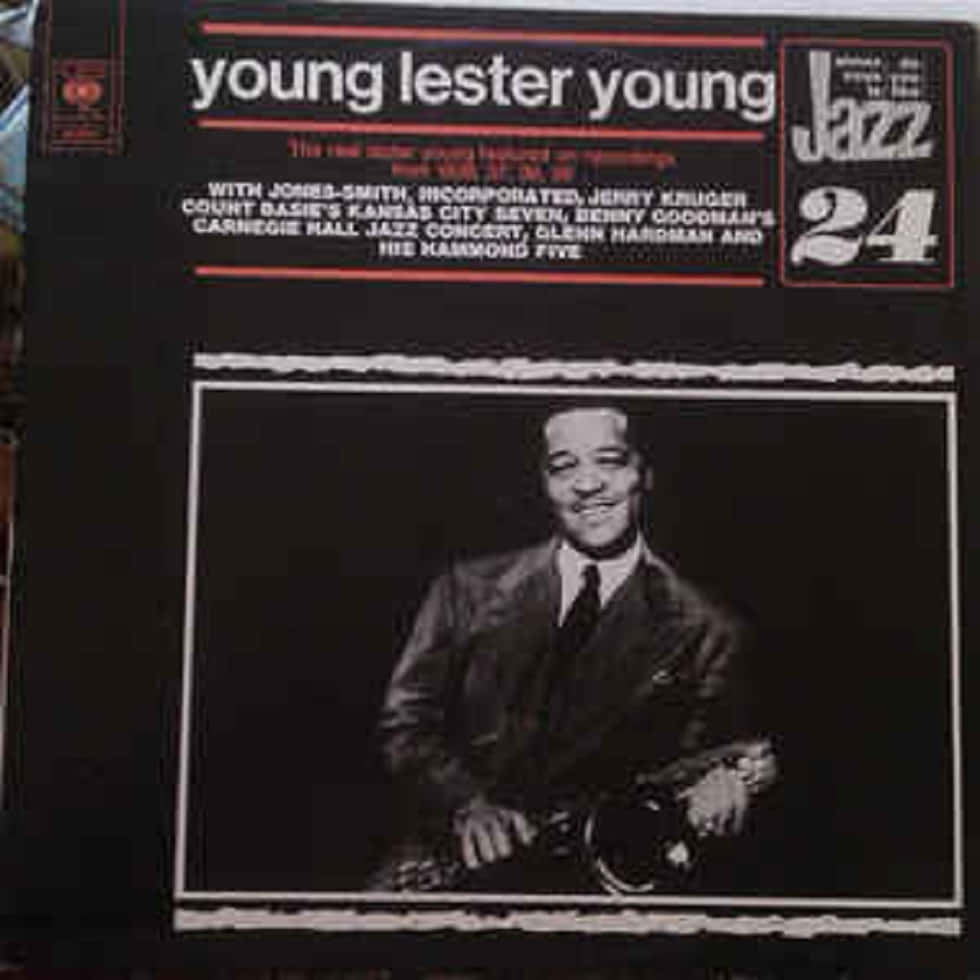 Revered Jazz Legend - Lester Young Illustrative Album Cover Background