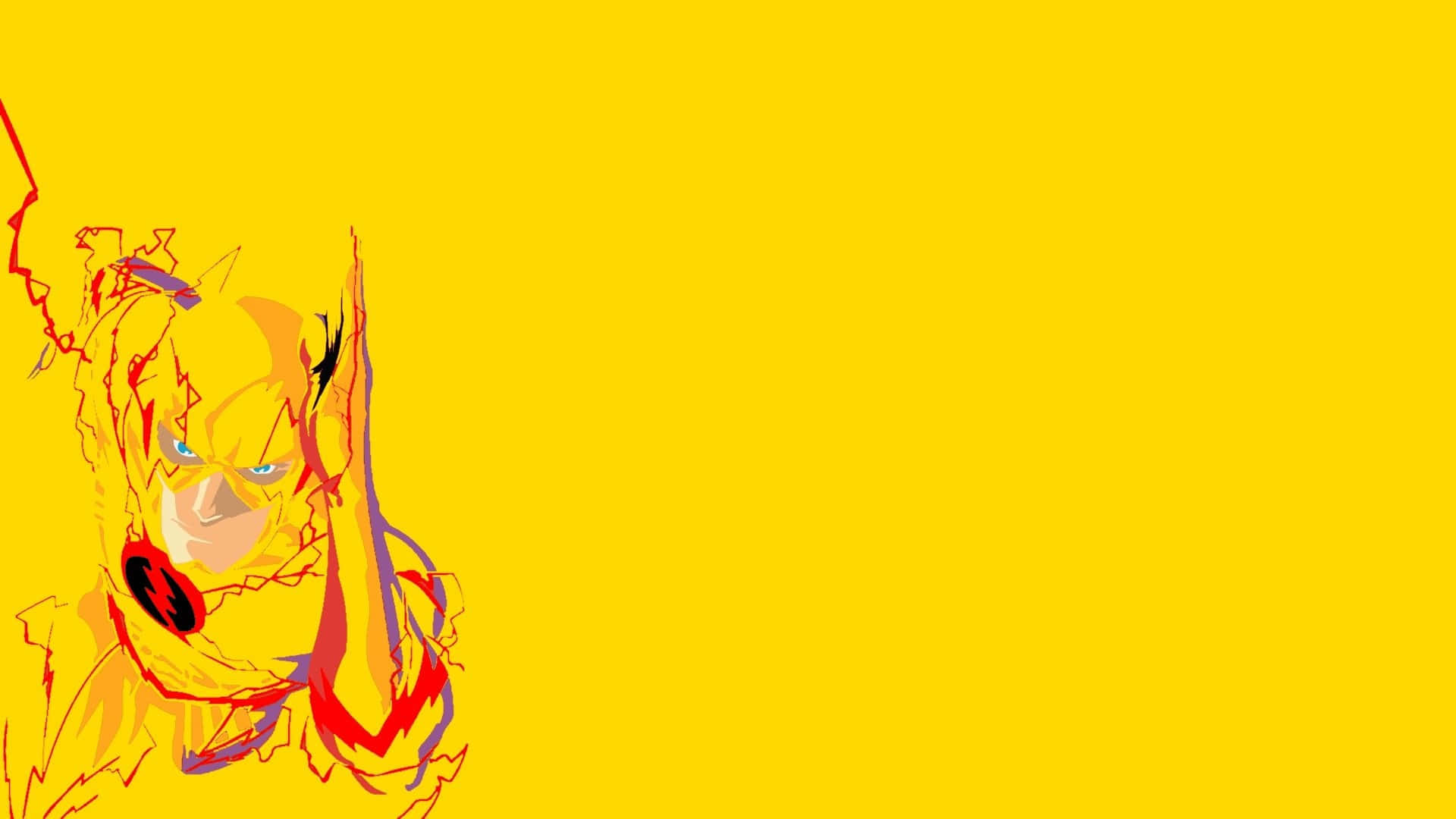 Reverse Flash Artistic Interpretation Background