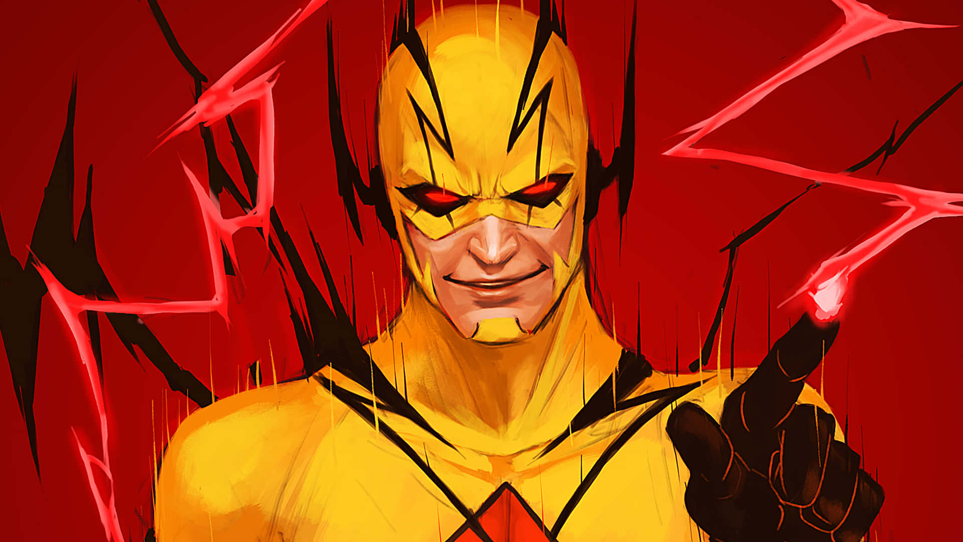 Reverse Flash Artwork Background