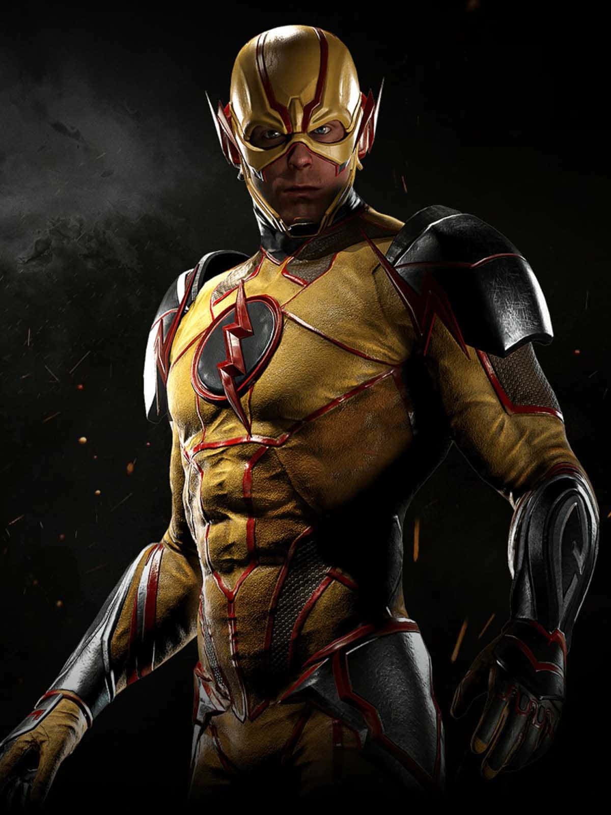 Reverse Flash Costume Portrait Background