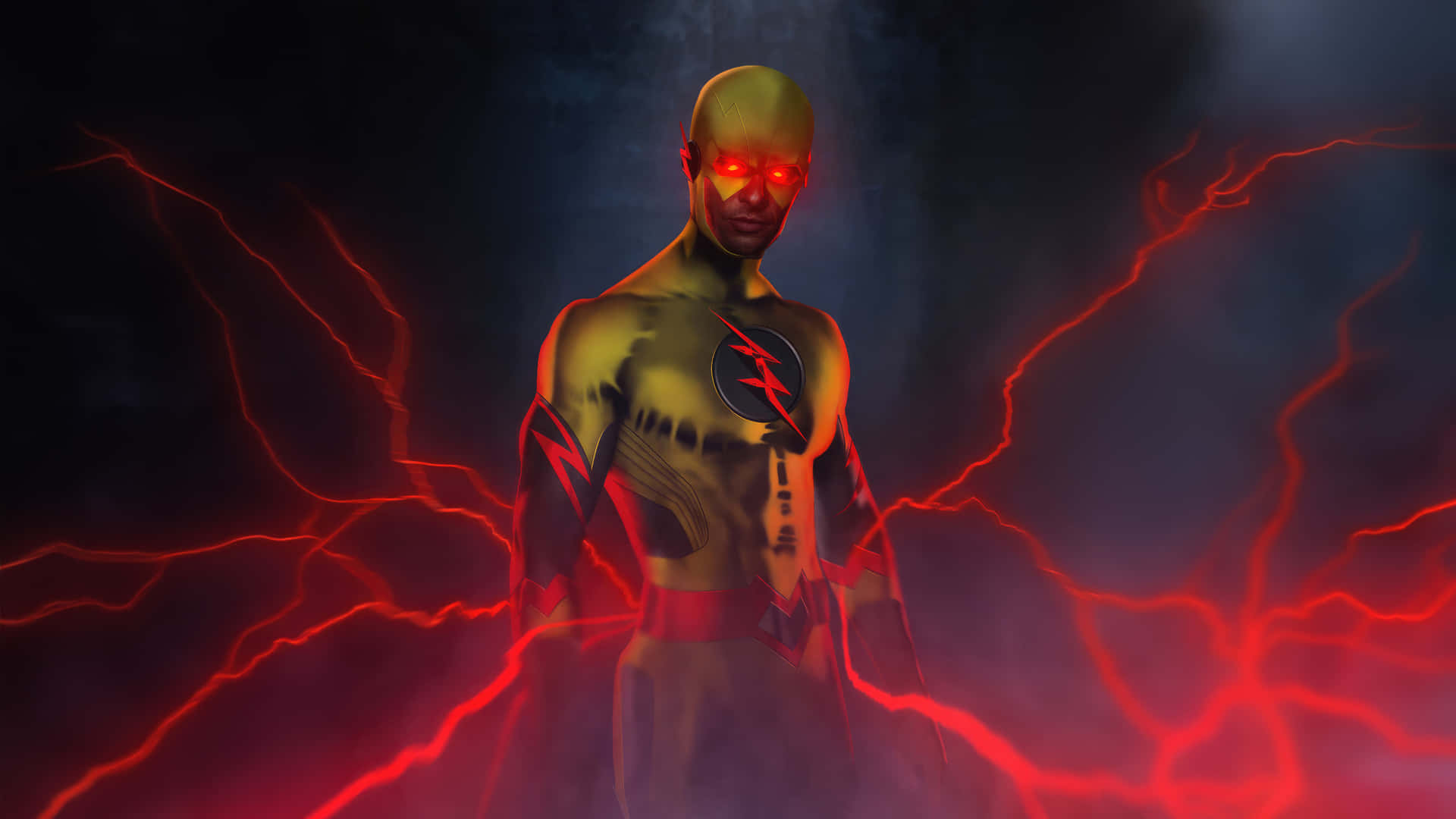 Reverse Flash Electrifying Presence Background