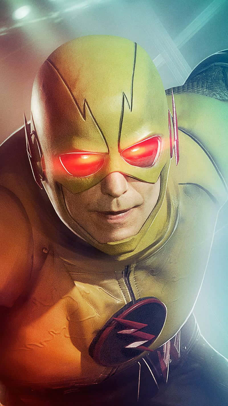 Reverse Flash Intense Gaze Background