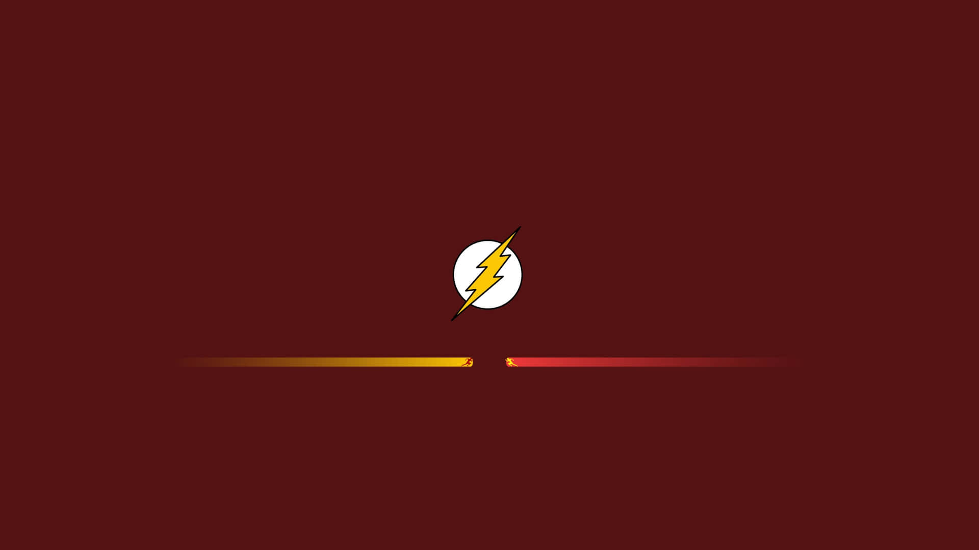 Reverse Flash Logoon Red Background Background