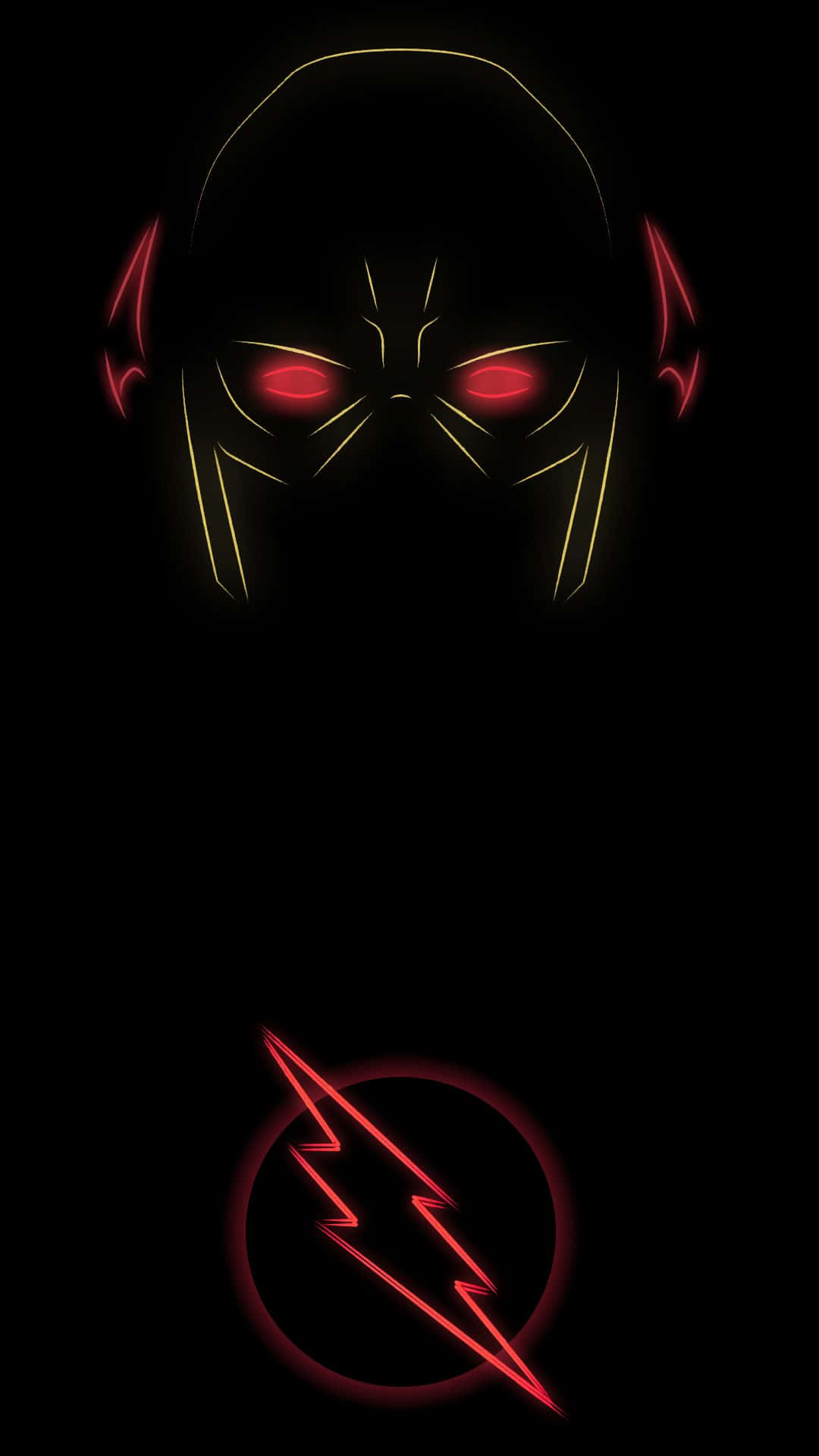 Reverse Flash Minimalist Art Background