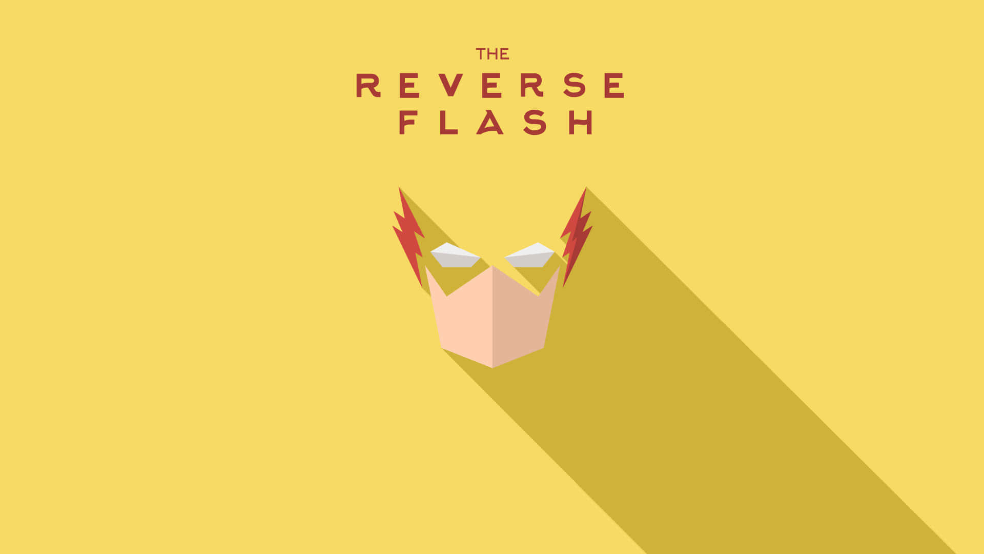 Reverse Flash Minimalist Artwork Background