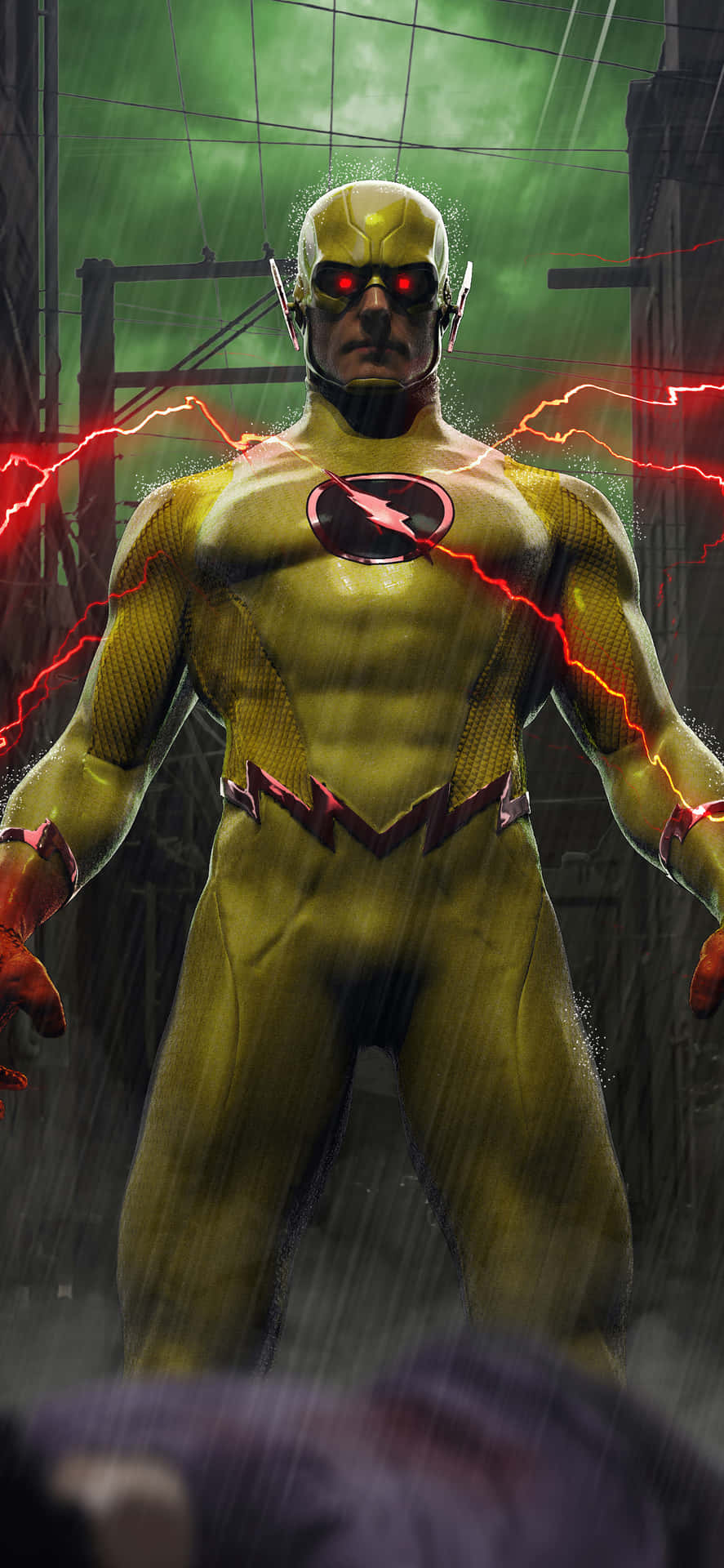 Reverse Flash Power Stance Background