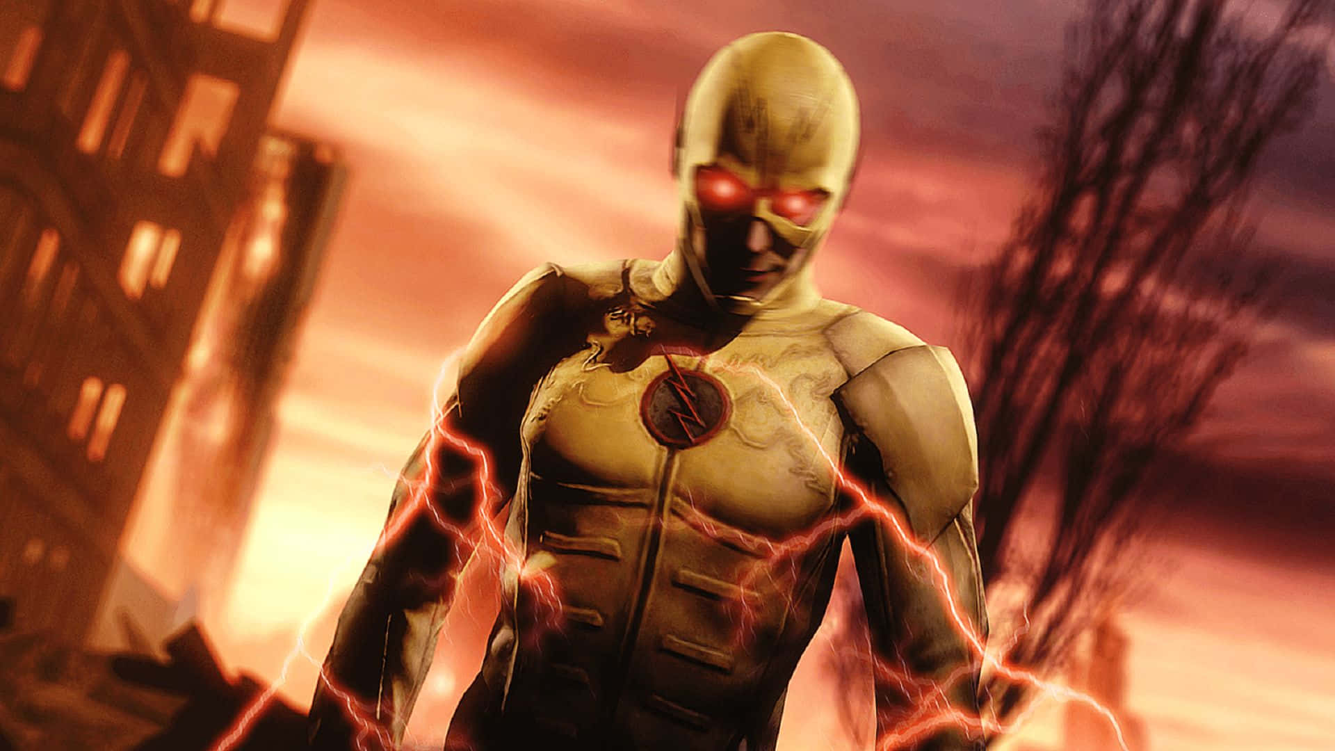 Reverse Flash Power Stance Background