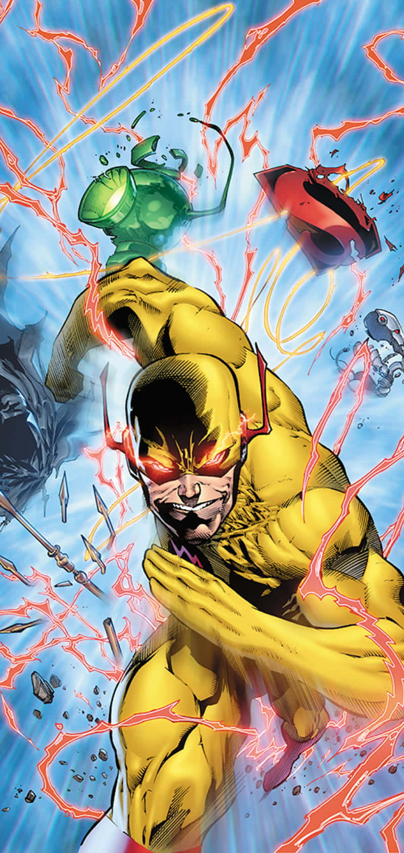 Reverse Flash Speed Force Charge Background