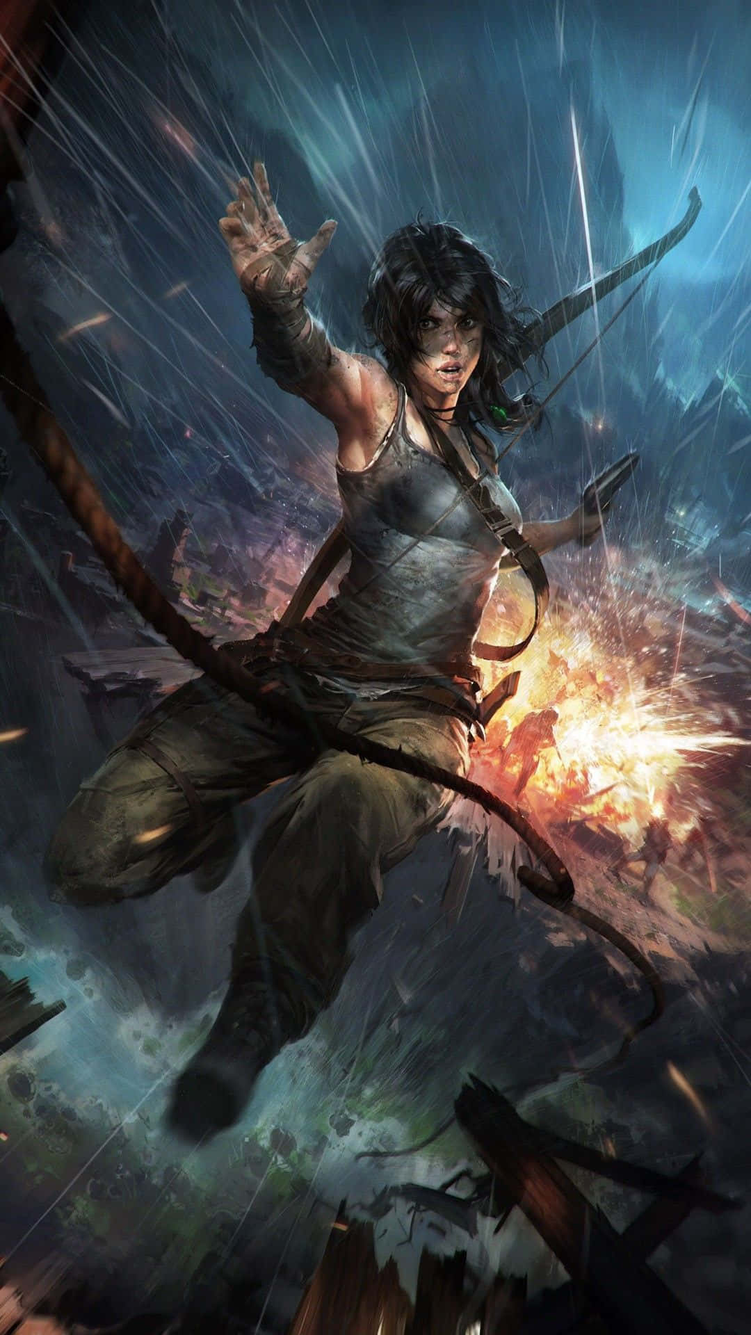 Revisit Lara Croft’s World On Your Tomb Raider Phone Background