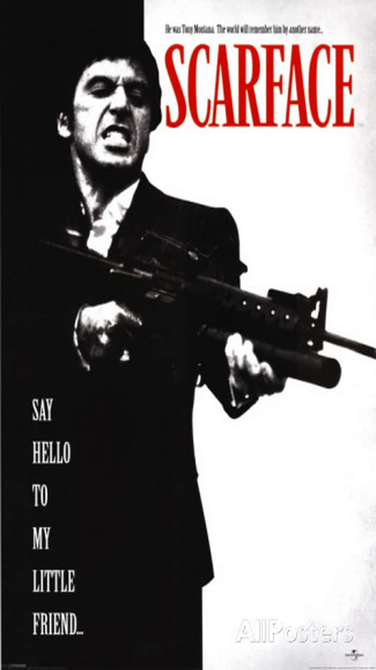 Revisit The Classic Mob Epic With Scarface On Your Iphone. Background