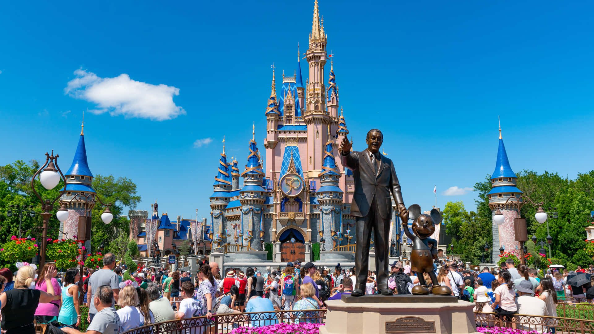 Revisit The Magic Of Disney In High Definition Background