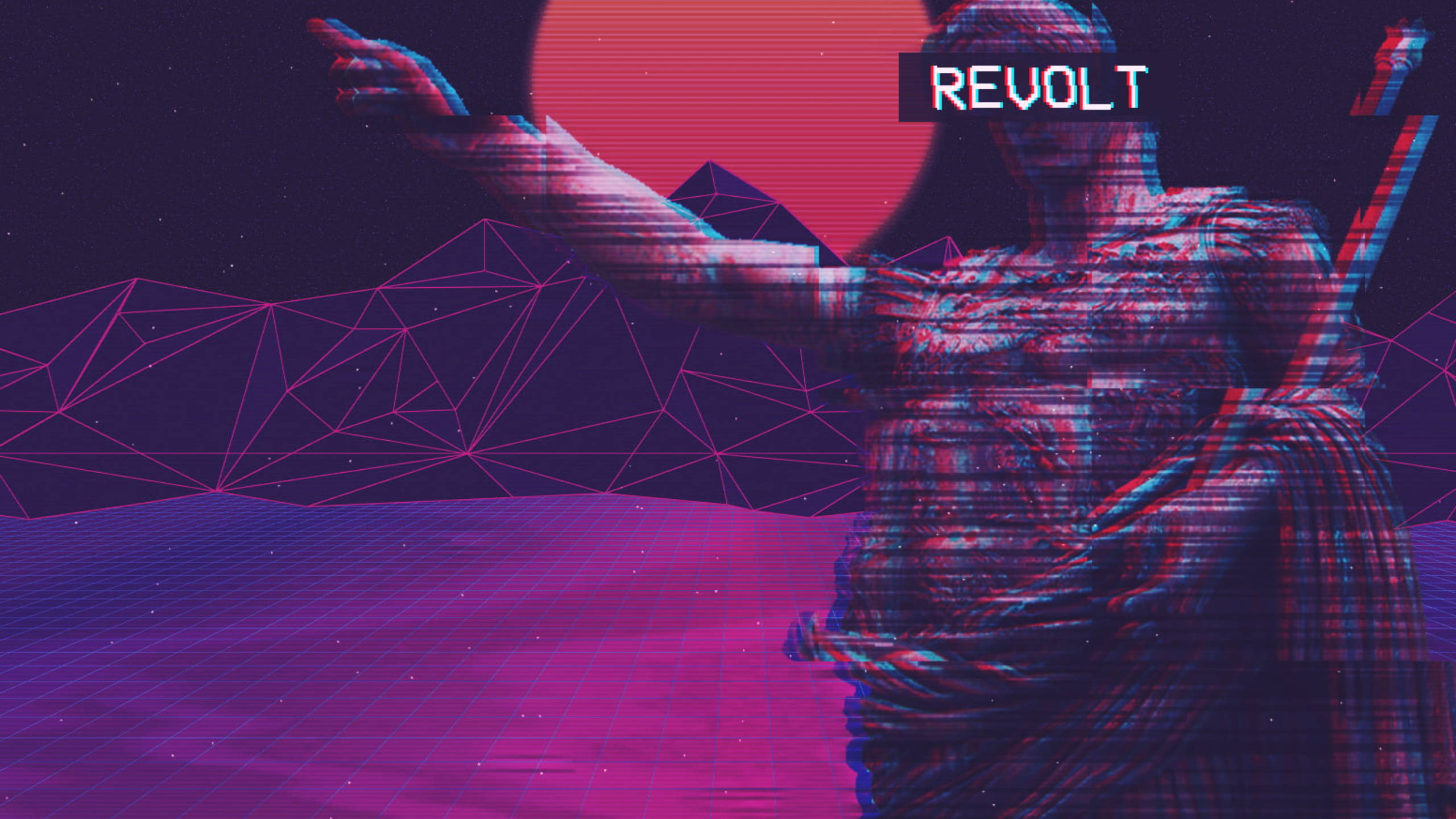 Revolt Purple Aesthetic Tumblr Laptop Background