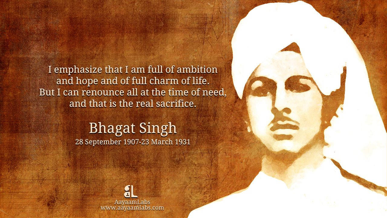 Revolutionary Shaheed Bhagat Singh Background