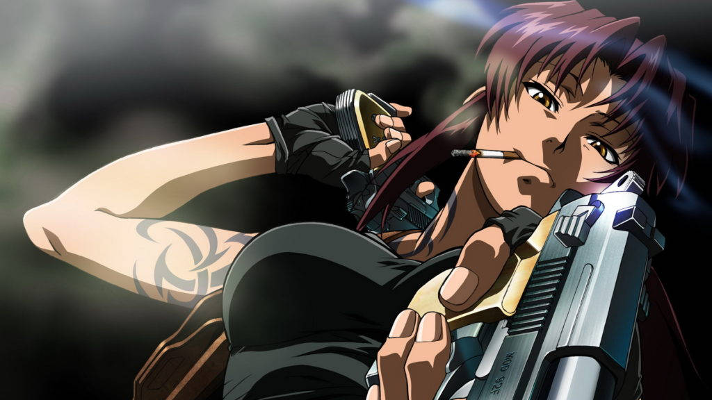 Revy Black Lagoon Smoky Background