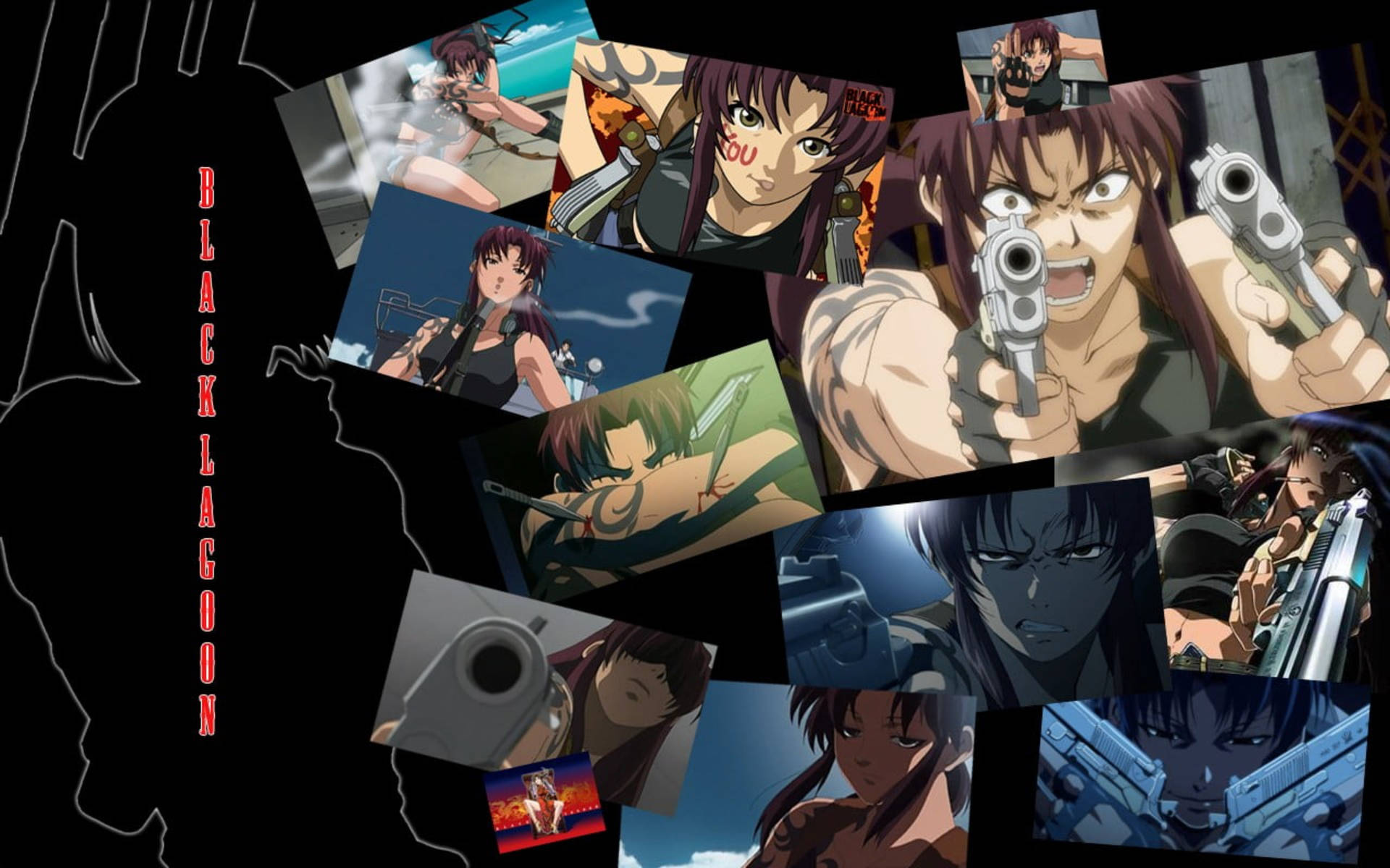 Revy Collage Black Background