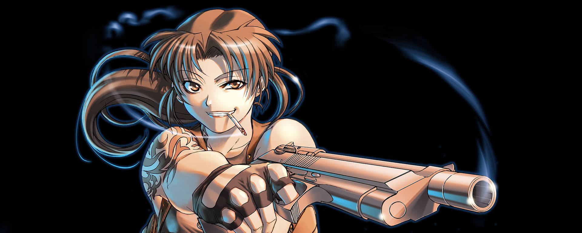 Revy Dark Backdrop Black Lagoon Background