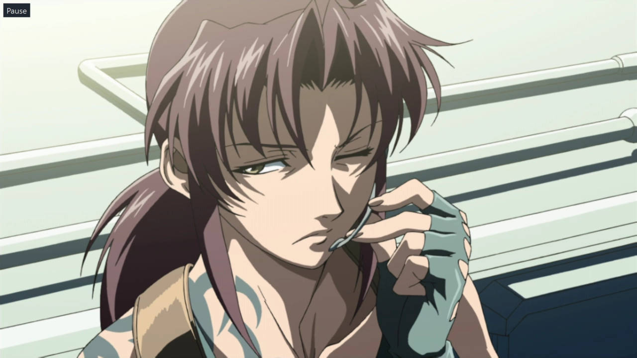 Revy Holding Microphone Black Lagoon