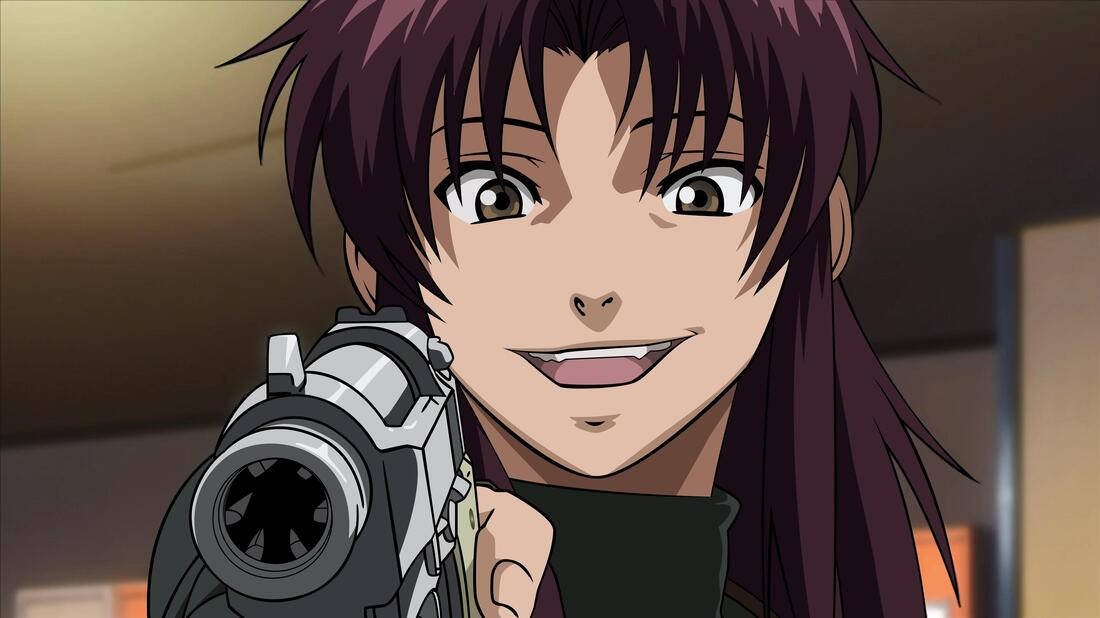 Revy Smiling Black Lagoon Background