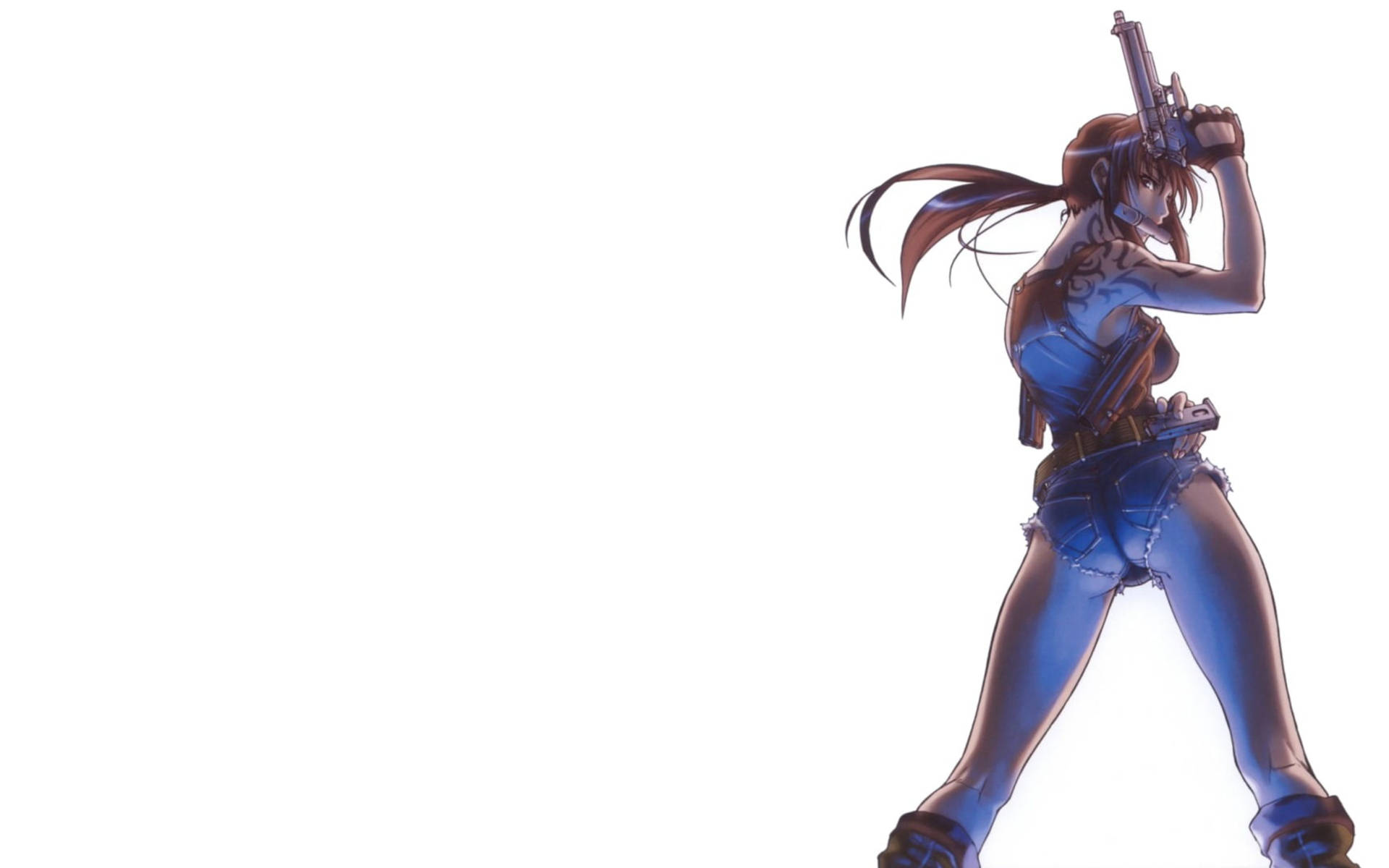 Revy White Screen Background