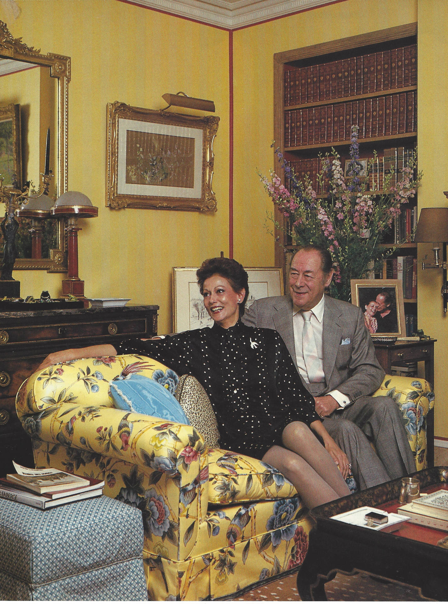 Rex Harrison And His Wife At Their Welcoming Home