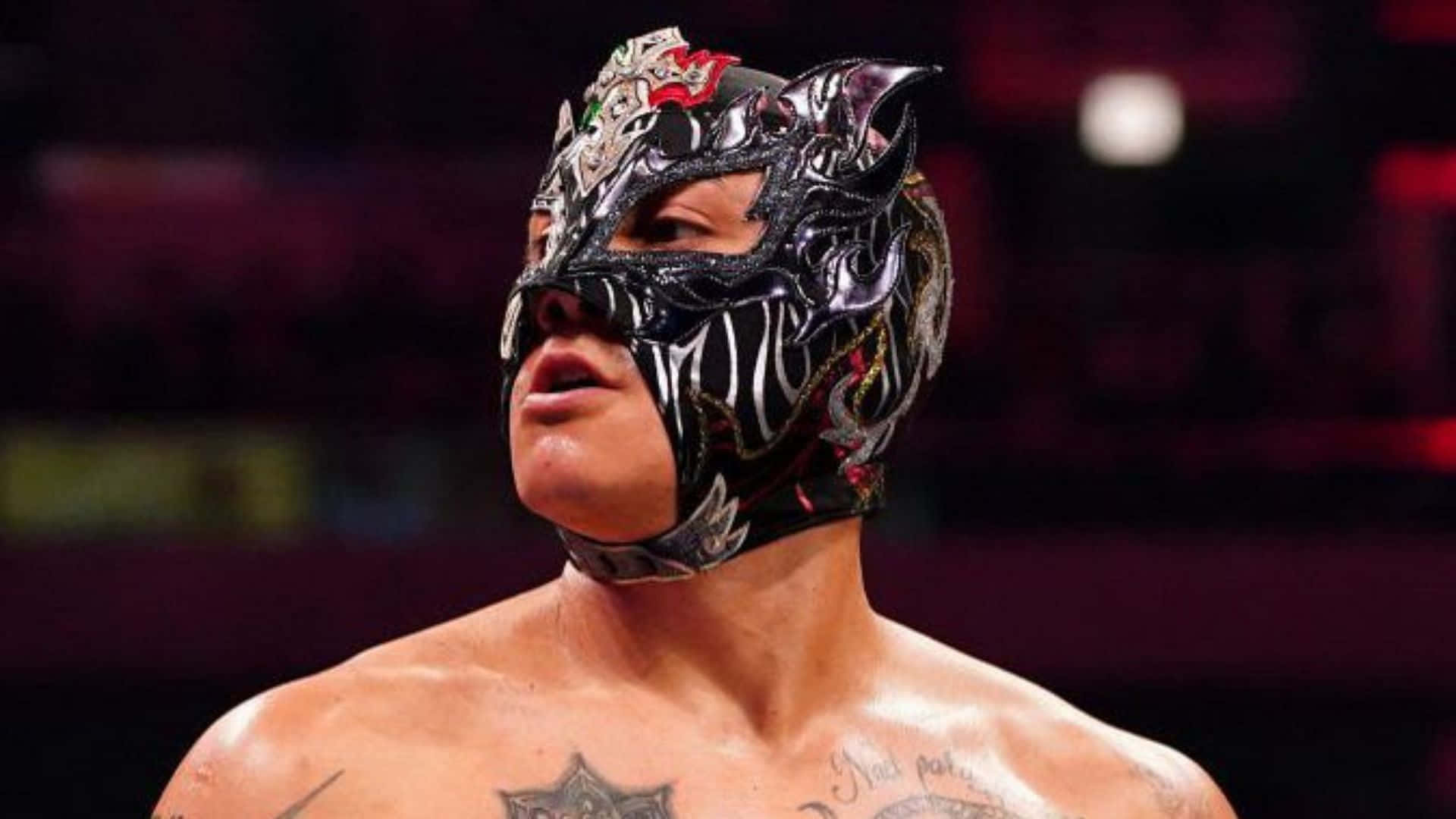 Rey Fenix Black Mask Wrestler Background