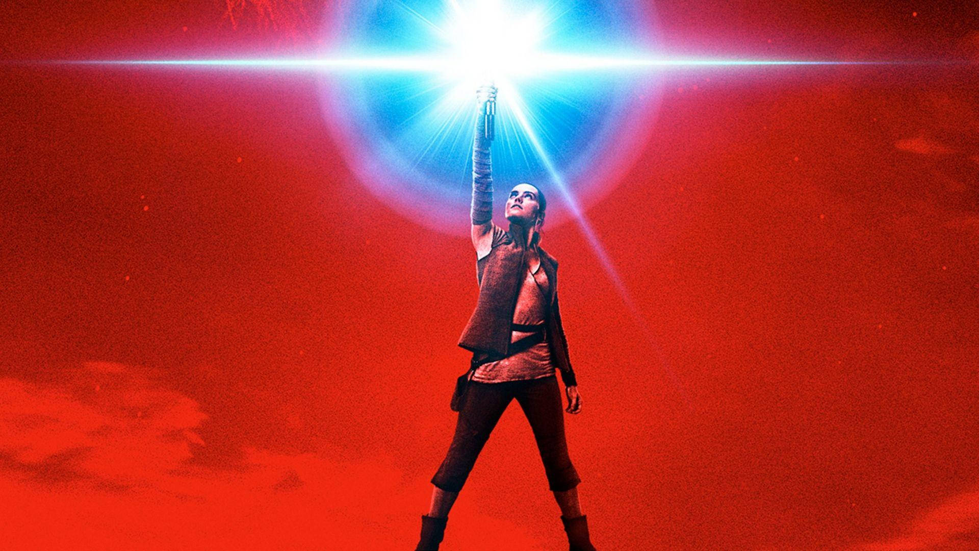 Rey Lightsaber The Last Jedi Star Wars Background